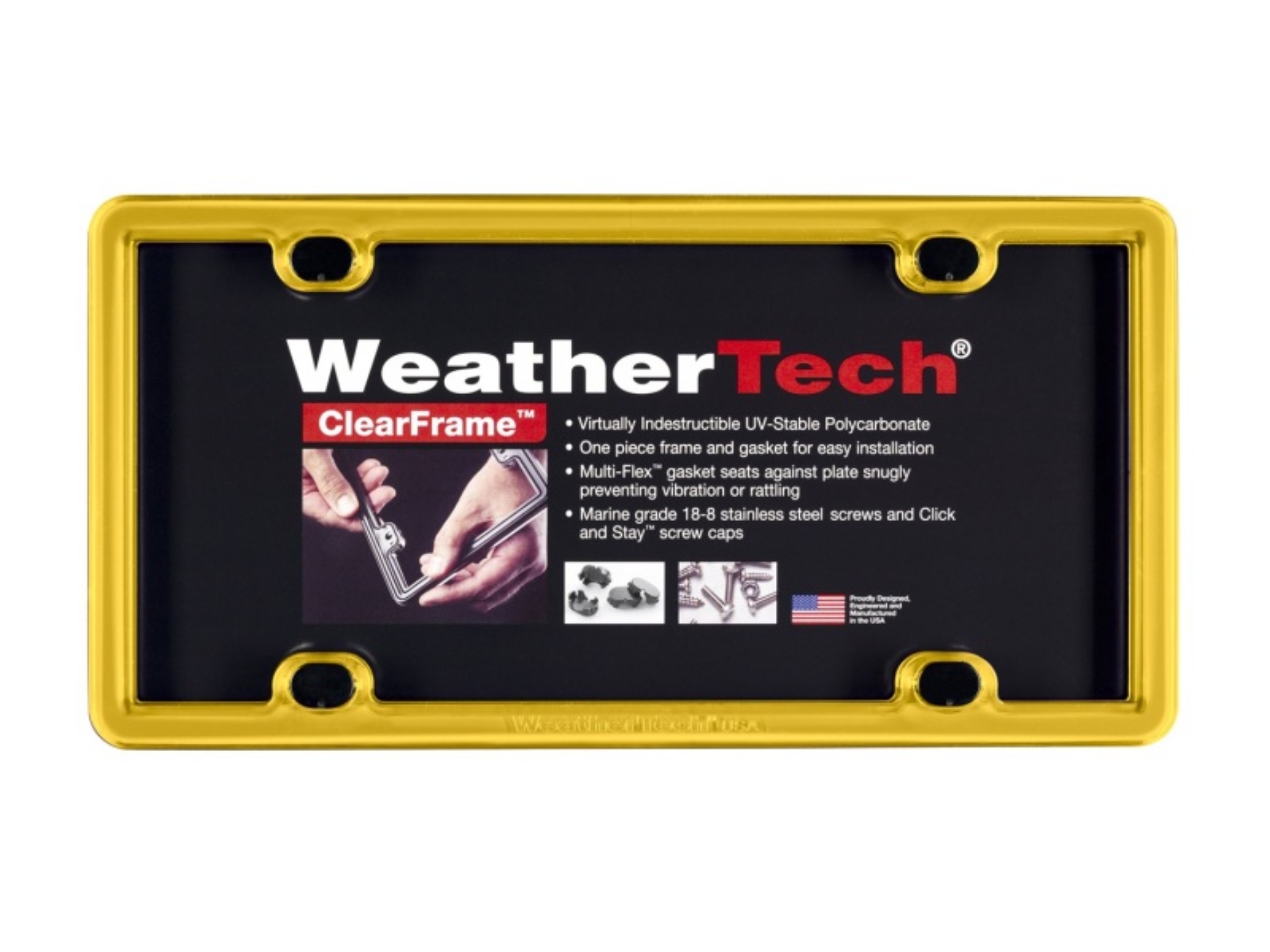 Picture of WeatherTech ClearFrame - Golden Yellow