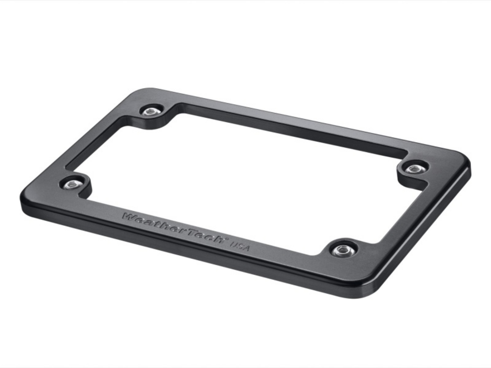 Picture of WeatherTech Motorcycle Billet Plate Frames - Black