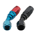 Picture of Fragola -12AN x 30 Degree Pro-Flow Hose End - Blue-Red