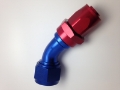 Picture of Fragola -16AN Fem x -12AN Hose 30 Degree Reducing Hose End - Blue-Red
