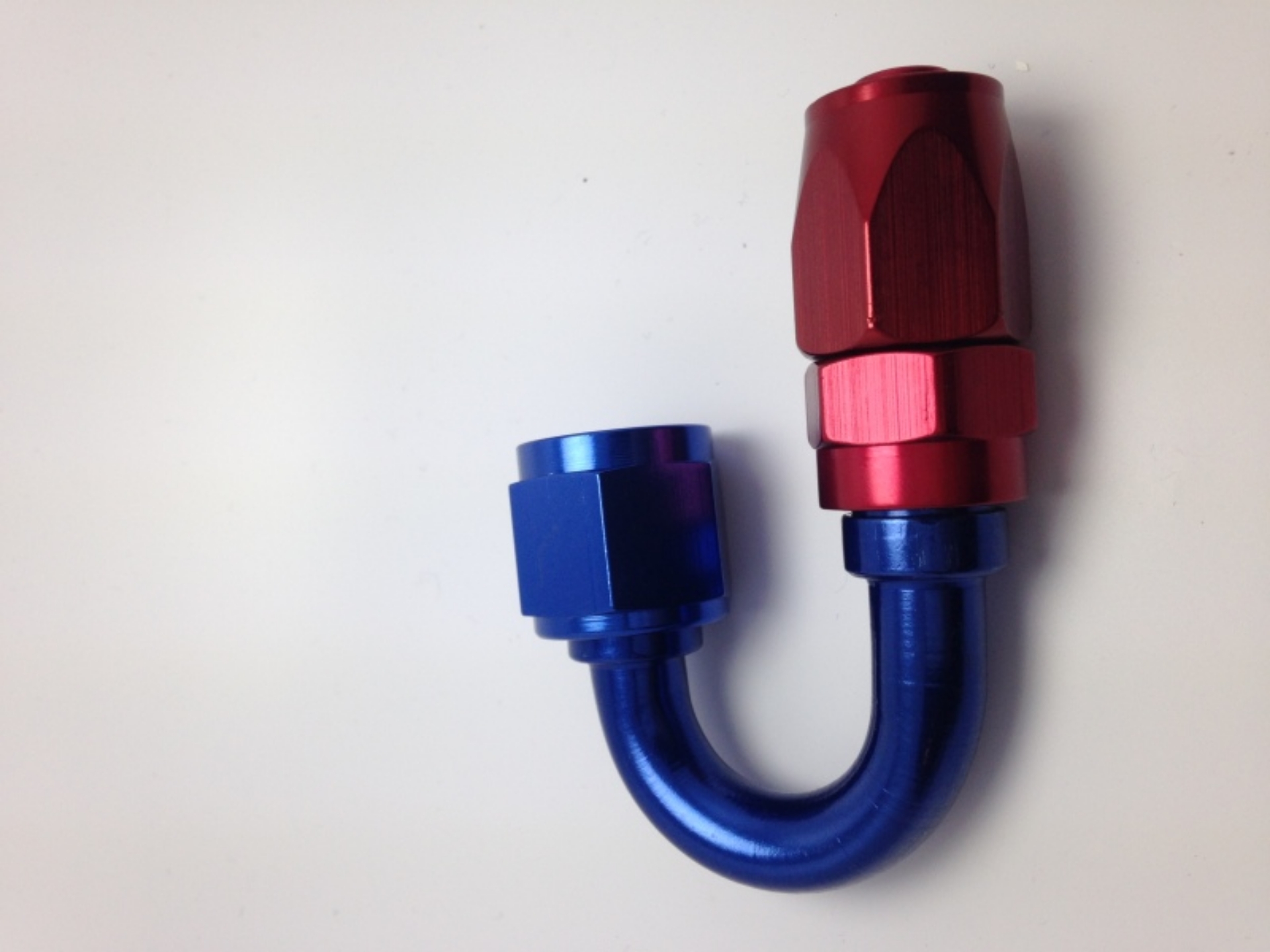 Picture of Fragola -10AN x 180 Degree Pro-Flow Hose End - Blue-Red
