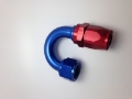 Picture of Fragola -10AN Nut x -12AN Hose Reducing Hose End - Blue-Red 180 Degree