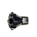 Picture of Fragola Nitrous Showerhead 3-8 FPT x 1-4 FPT Outlets 4 Black