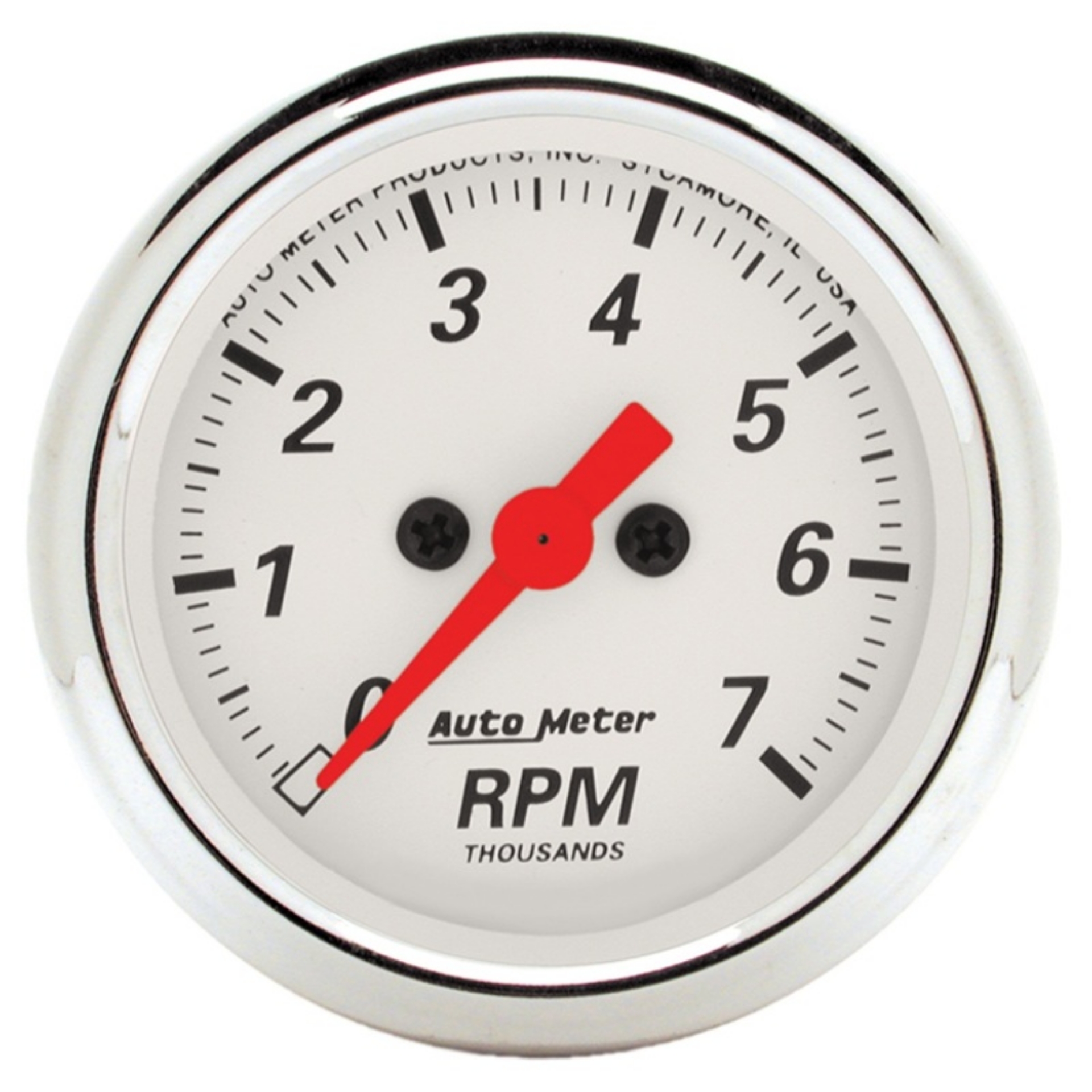 Picture of Autometer Arctic White 2-1-16in 7k RPM In-Dash Tachometer