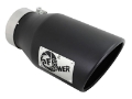 Picture of aFe Diesel Exhaust Tip Bolt On Black 4in Inlex x 6in Outlet x 12in