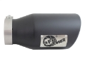 Picture of aFe Diesel Exhaust Tip Bolt On Black 4in Inlex x 6in Outlet x 12in