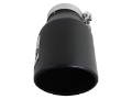 Picture of aFe Diesel Exhaust Tip Bolt On Black 4in Inlex x 6in Outlet x 12in