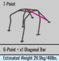 Picture of Cusco Roll Cage Weld-On Tabs - A-Pillar S-O - No Cancel