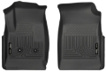 Picture of Husky Liners 15 Colorado Crew Cab-Ext Cab WeatherBeater Black Front Floor Liner