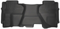 Picture of Husky Liners 07-13 Chevrolet Silverado 1500 Ext Cab WeatherBeater Black 2nd Seat Floor Liners
