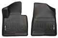 Picture of Husky Liners 13-15 Hyundai Sante Fe Sport-Sport 2-0T WeatherBeater Front Row Black Floor Liners