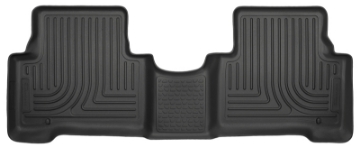 Picture of Husky Liners 13-15 Hyundai Sante Fe GLS-Limited WeatherBeater 2nd Seat Black Floor Liners