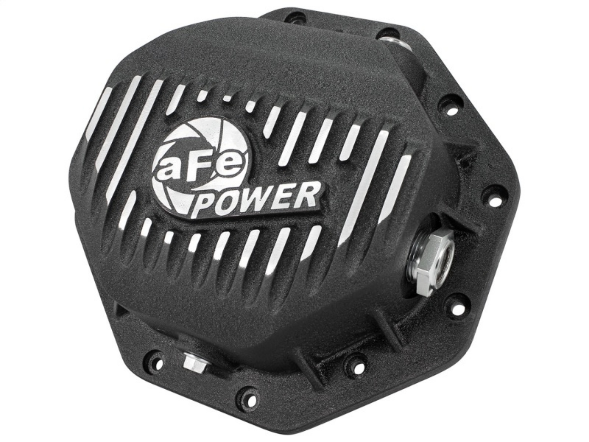 Picture of AFE Rear Differential Cover Black Machined; Pro Series; Dodge-RAM 94-14 Corporate 9-25 12-Bolt