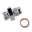 Picture of Fragola -6AN x 9-16-18 6 Radius Fitting O-Ring - Chrome