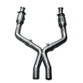 Picture of Kooks 05-10 Ford Mustang GT 4-6L 3V Auto-Manual 3in x 3in Race Exhaust GREEN Cat X Pipe