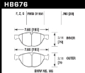 Picture of Hawk 06-10 BMW M5-M6 DC60 Front Brake Pads