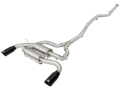 Picture of aFe MACHForce XP SS-304 Black Tip 2-5in Dia Cat Back Exhaust 12-14 BMW 335i F30 3-0L t
