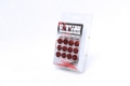 Picture of Wheel Mate Monster Lug Nut Caps - Red 14x1-50