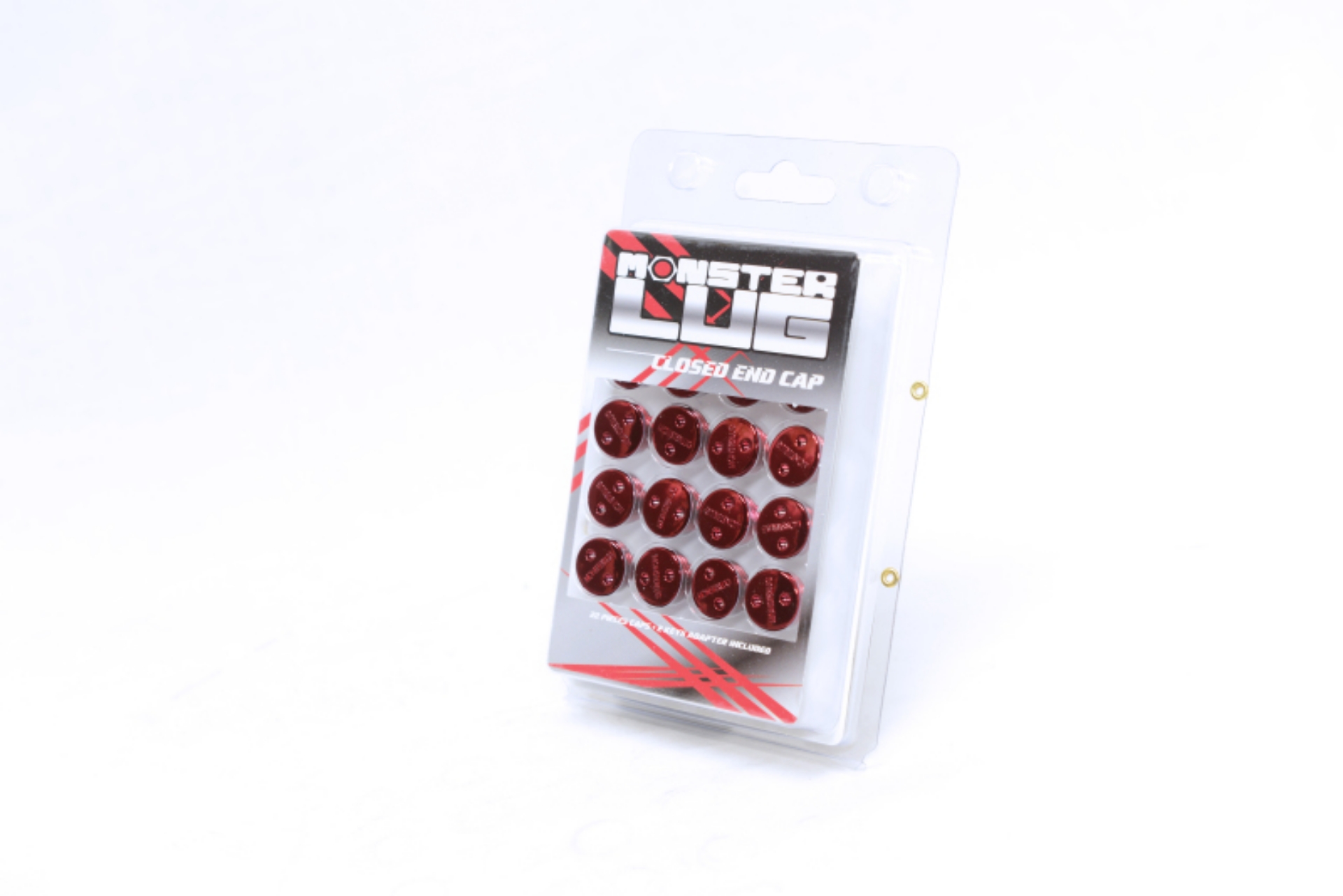 Picture of Wheel Mate Monster Lug Nut Caps - Red 14x1-50
