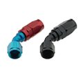 Picture of Fragola -10AN x 45 Degree Pro-Flow Hose End - Black