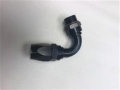 Picture of Fragola -10AN Male Rad Fitting x 120 Degree Pro-Flow Hose End - Black