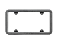 Picture of WeatherTech BumpFrame Black Satin Textured Finish License Plate Frame