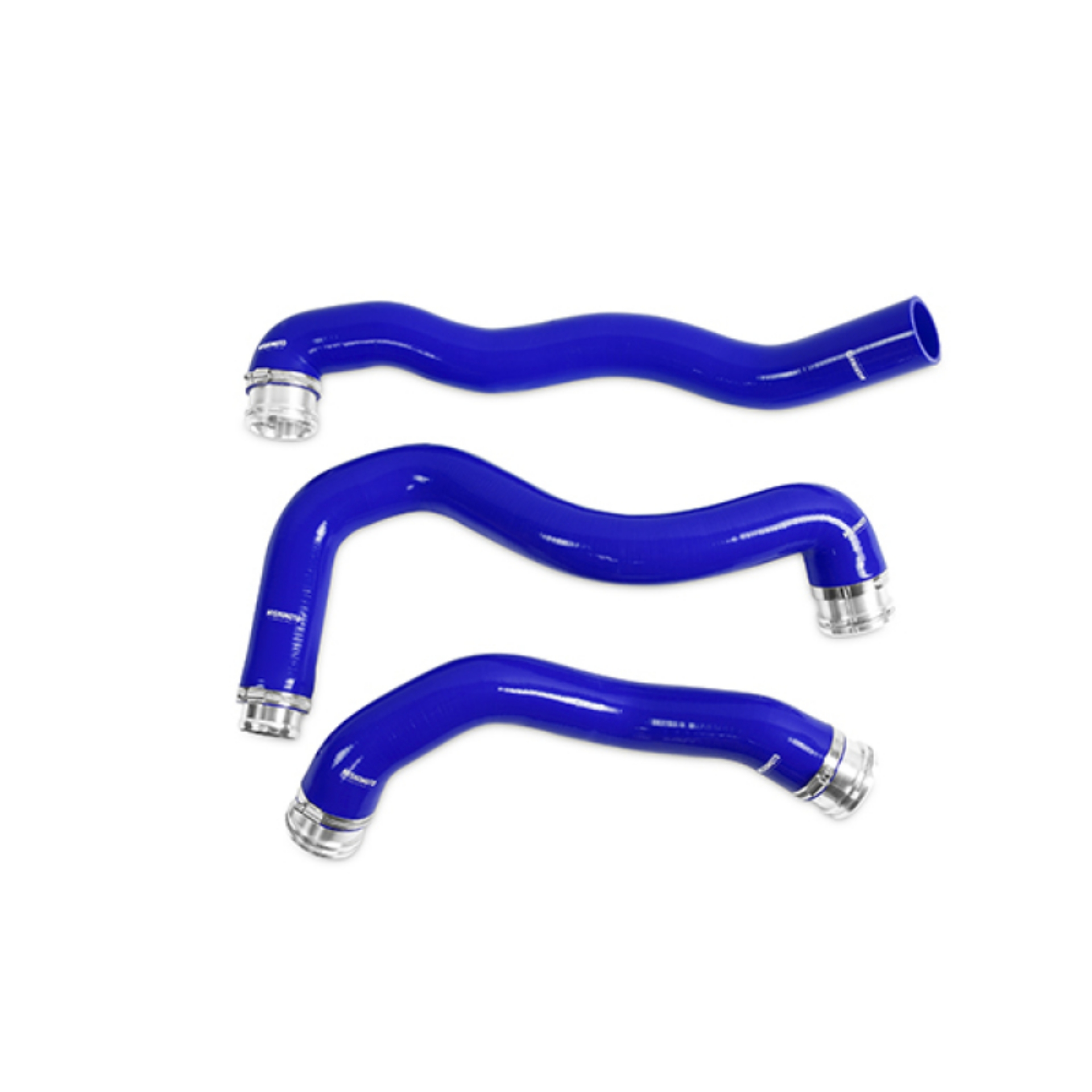Picture of Mishimoto 08-10 Ford 6-4L Powerstroke Coolant Hose Kit Blue