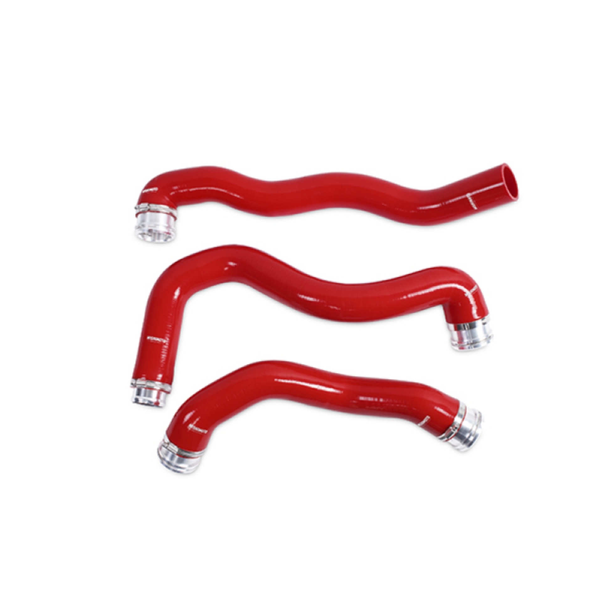 Picture of Mishimoto 08-10 Ford 6-4L Powerstroke Coolant Hose Kit Red