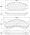 Picture of StopTech Performance 72-74 Ford Gran Torino - Ranchero - Thunderbird Front Brake Pads