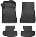 Picture of Husky Liners 15-22 Ford Mustang WeatherBeater Black Front & Second Seat Floor Liner