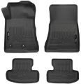 Picture of Husky Liners 15-22 Ford Mustang WeatherBeater Black Front & Second Seat Floor Liner