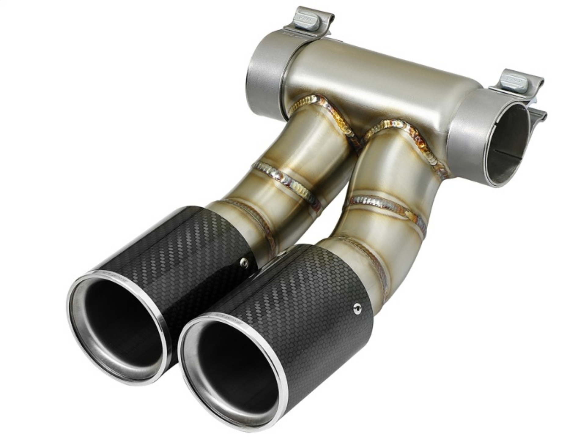 Picture of aFe Power 13-14 Porsche Cayman S - Boxster S Carbon Fiber Exhaust Tip Upgrade