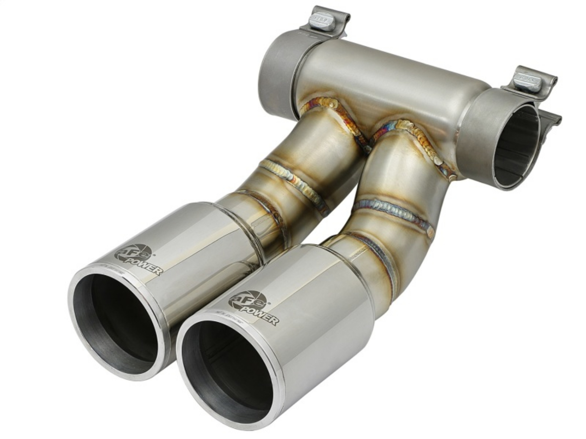 Picture of aFe Power 13-14 Porsche Cayman S - Boxster S Polish Exhaust Tip Upgrade