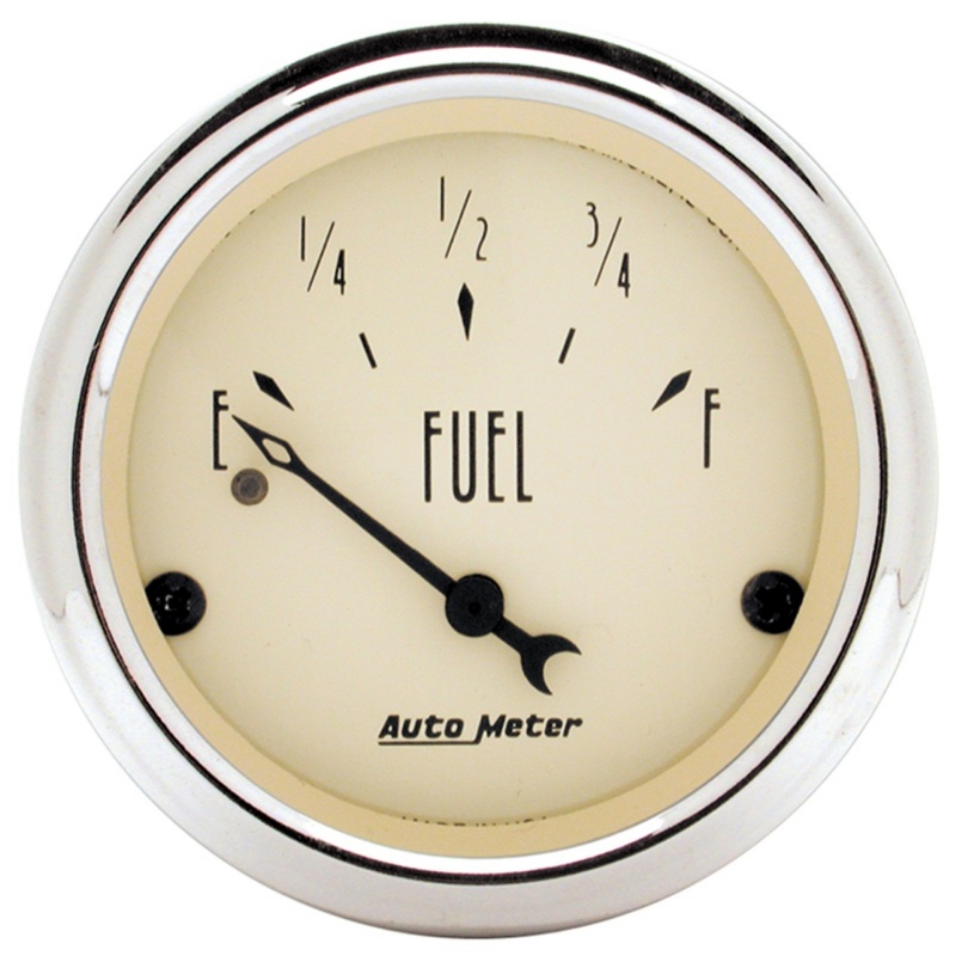 Picture of Autometer 2in 0 OHMS Empty-30 OHMS Full Antique Beige Fuel Level Gauge
