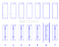 Picture of King Engine Bearings 89-15 Dodge Cummins Diesel 5-9L 6-7L Inline 6 Main Bearing Set - Size STD