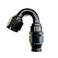 Picture of Fragola -10AN Real Street x 150 Degree Hose End Black For PTFE Hose