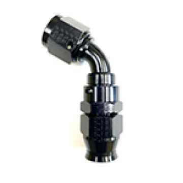 Picture of Fragola -10AN Real Street x 60 Degree Hose End Black For PTFE Hose