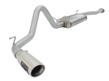 Picture of aFe MACH Force XP 2-5in Cat-Back Stainless Steel Exhaust w-Polished Tip Toyota Tacoma 13-14 2-7L