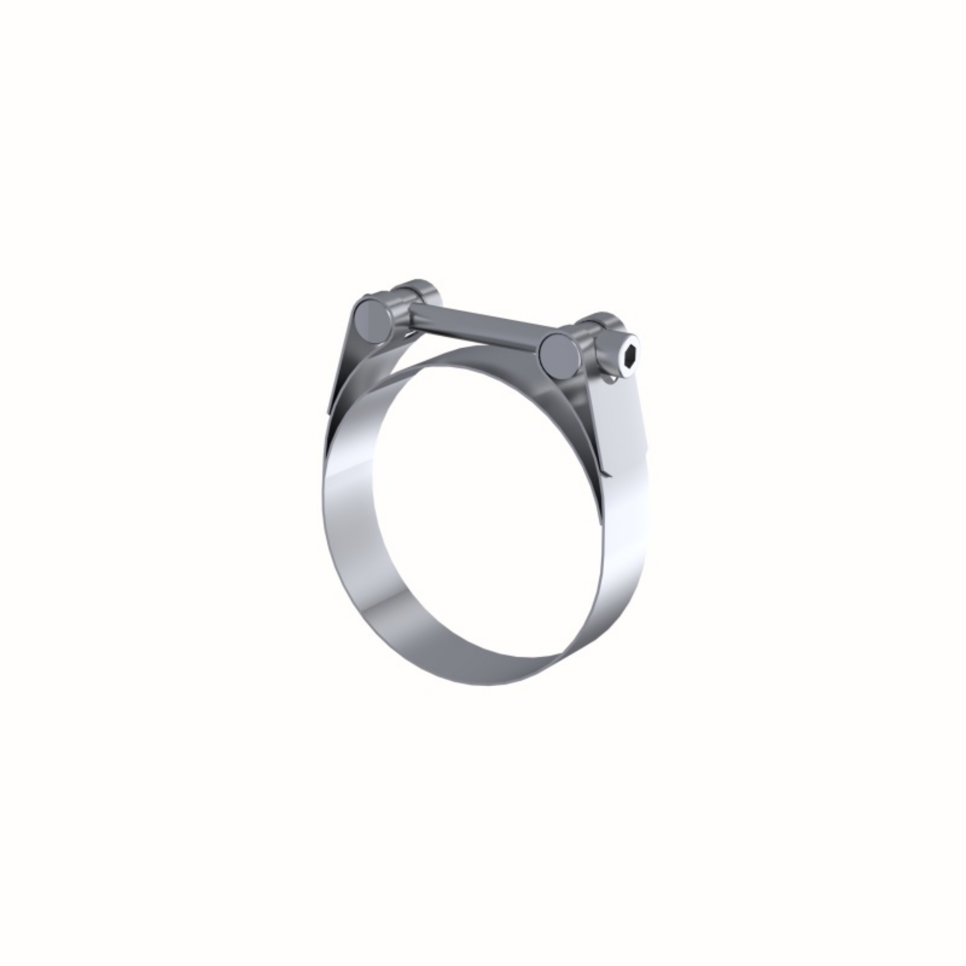 Picture of MBRP Universal 2-75in Barrel Band Clamp - Stainless NO DROPSHIP