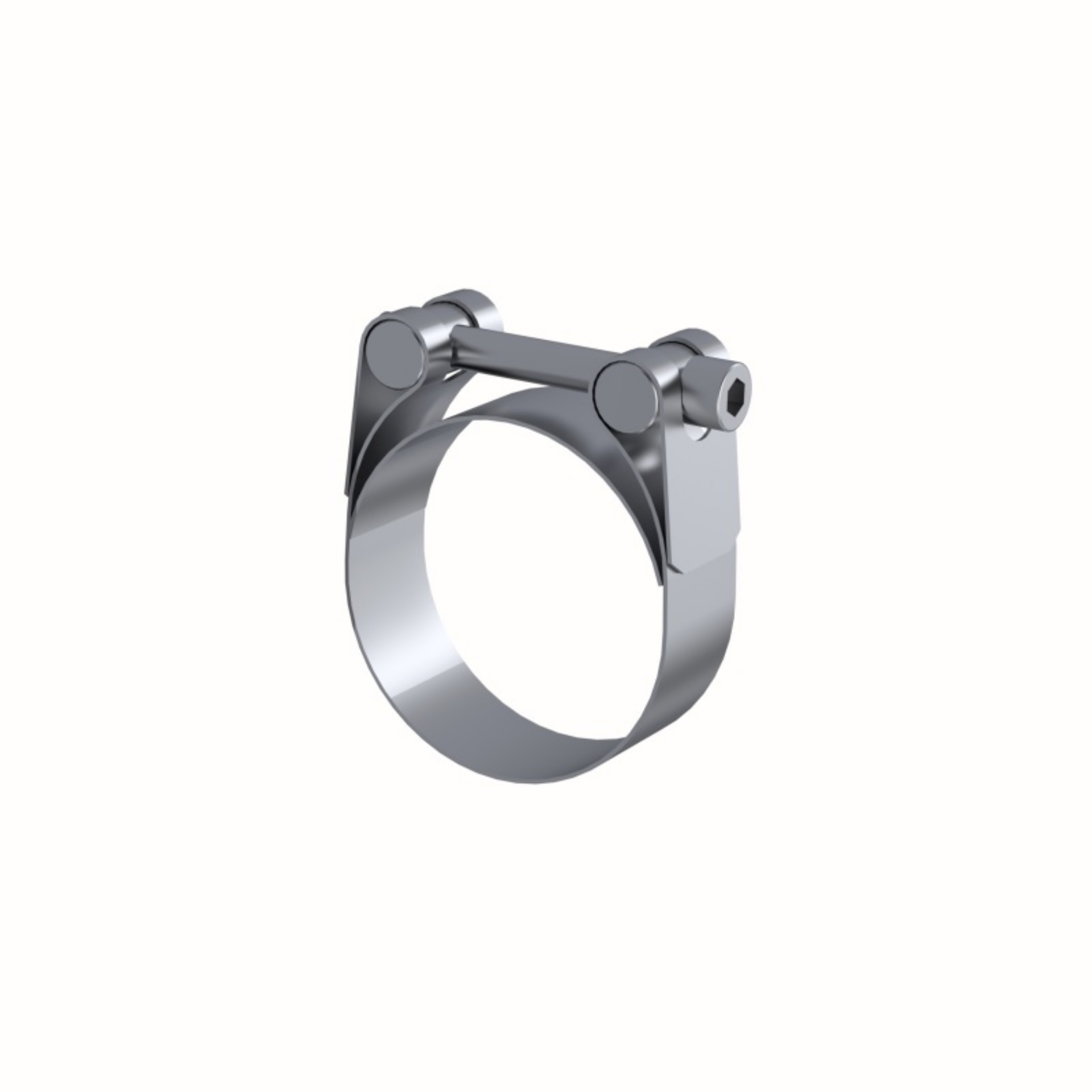 Picture of MBRP Universal 2in Barrel Band Clamp - Stainless NO DROPSHIP