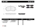 Picture of StopTech Performance Front Brake Pads 13-14 Dodge Dart-Jeep Cherokee