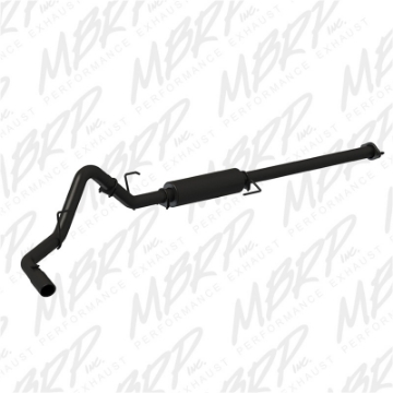 Picture of MBRP 2015 Ford F-150 2-7L - 3-5L EcoBoost 3in Cat Back Single Side Black Exhaust System