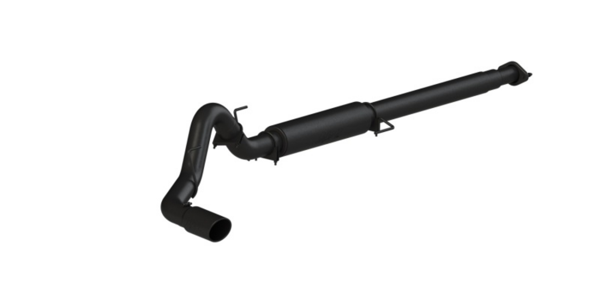 Picture of MBRP 2015 Ford F-150 2-7L - 3-5L EcoBoost 4in Cat Back Single Side Black Exhaust System