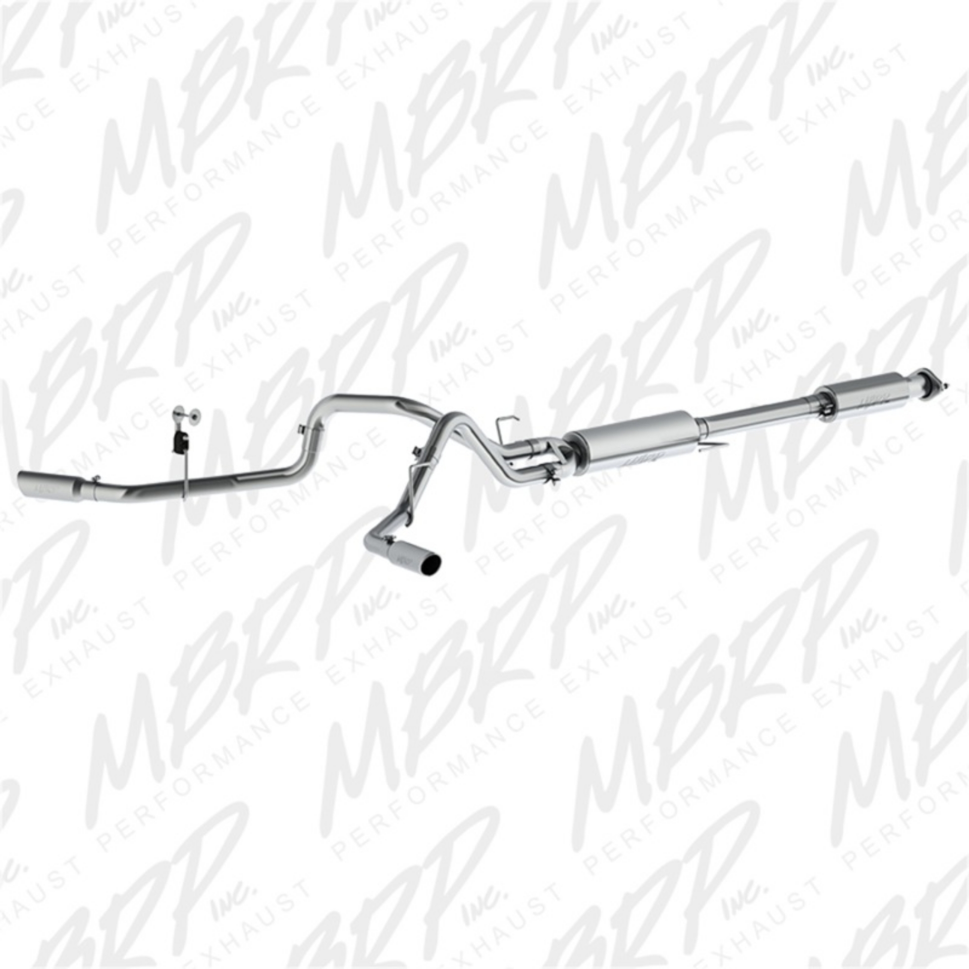 Picture of MBRP 2015 Ford F-150 5-0L 3in Cat Back Dual Split Side Exit AL Exhaust System