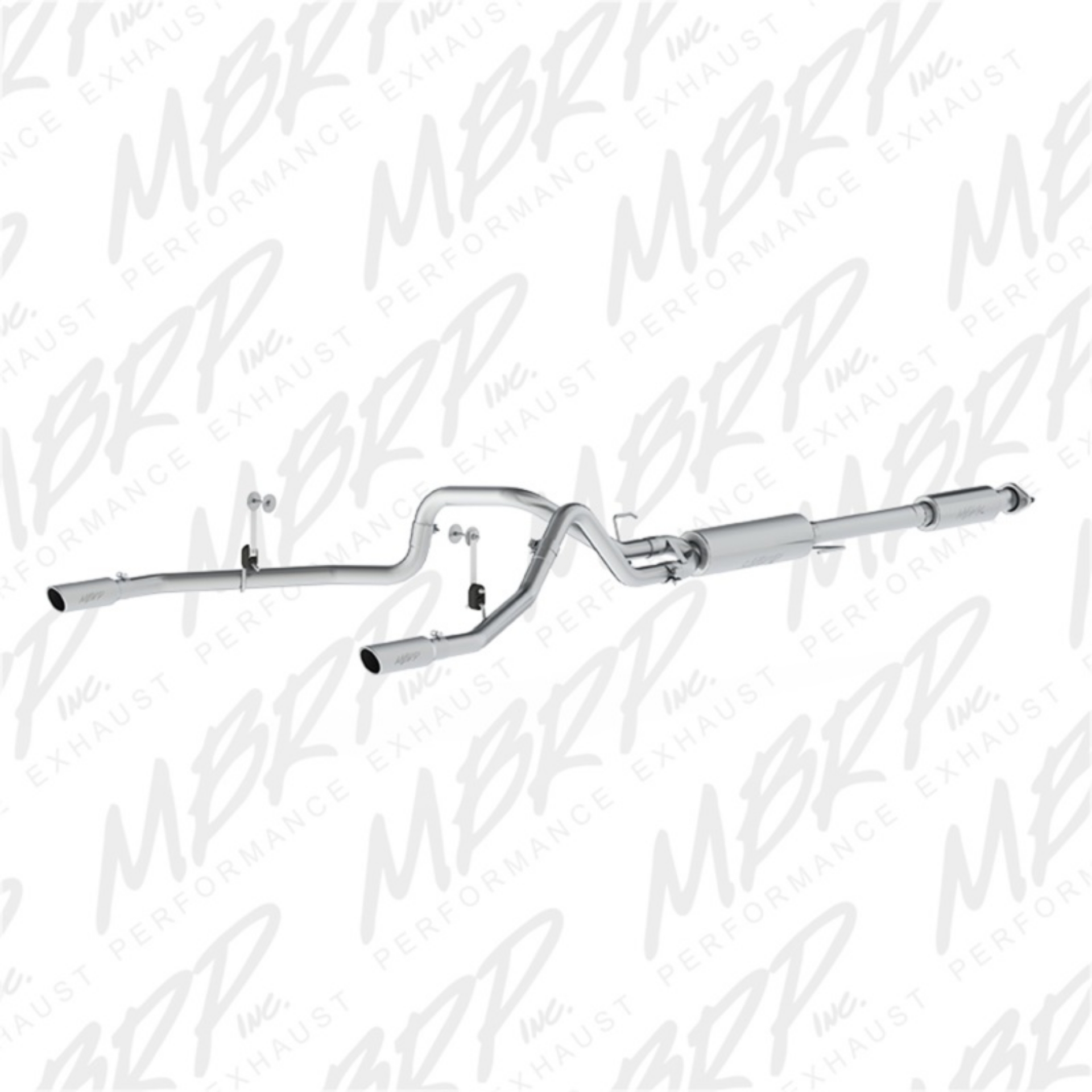 Picture of MBRP 2015 Ford F-150 5-0L 3in Cat Back Dual Split Rear Exit T409 Exhaust System