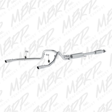 Picture of MBRP 2015 Ford F-150 5-0L 3in Cat Back Dual Split Rear Exit T409 Exhaust System