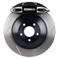 Picture of StopTech 2015 VW GTI Front BBK w- Black ST-41 Caliper Slotted 328X25 1pc Rotor