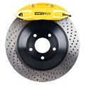 Picture of StopTech 2015 VW GTI Front BBK w- Yellow ST-41 Caliper Drilled 328X25 1pc Rotor