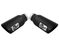 Picture of aFe Diesel Exhaust Tip Bolt On Black 4in Inlex x 6in Outlet x 15in