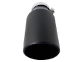 Picture of aFe Diesel Exhaust Tip Bolt On Black 4in Inlex x 6in Outlet x 15in